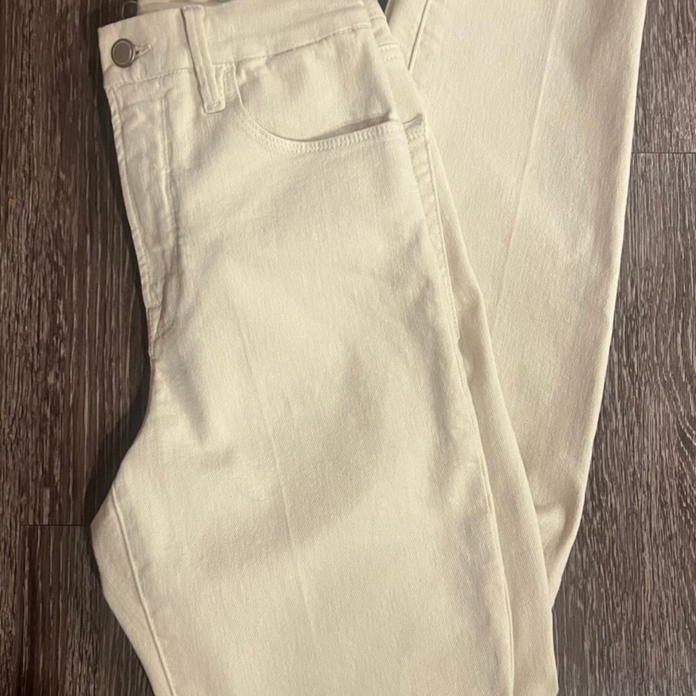 Good American Off-White Denim Pants
